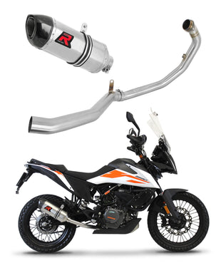 KTM 390 Adventure 2020 - 2024 Full Exhaust System Collector Silencer HP1 + dB killer medium