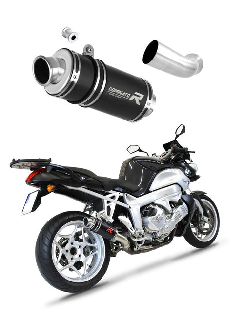 BMW K1200R 2005 - 2009 Exhaust Silencer Muffler GP1 BLACK + dB killer medium