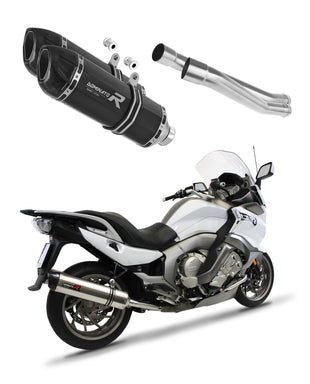 BMW K1600 GT GTL 2011 - 2023 Exhaust Silencer Muffler HP1 BLACK + dB killer medium