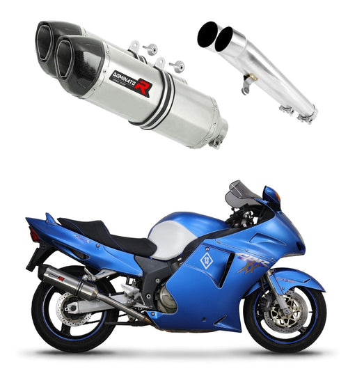 Honda CBR 1100 XX 1996 - 2006 Exhaust Silencer Muffler HP1 + dB killer medium