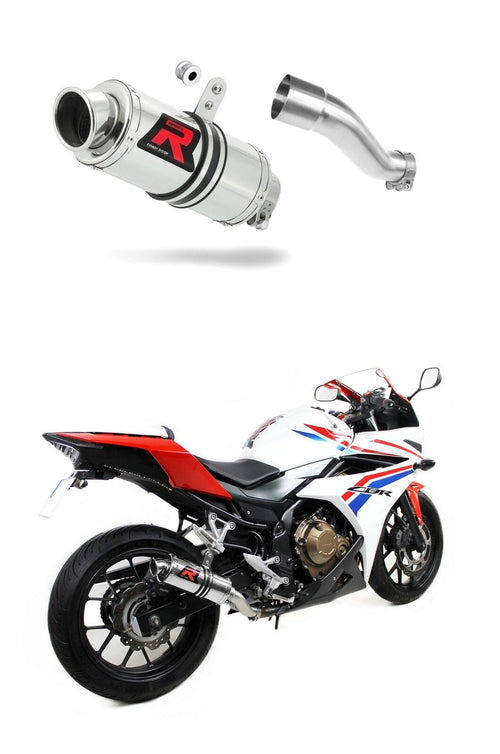 Honda CBR 500 R 2016 - 2024 Exhaust Silencer Muffler GP1 + dB killer medium
