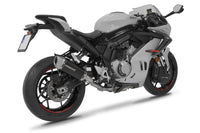 CF MOTO 675 SR-R 2024 - 2026 Full Exhaust System Collector Silencer S6 BLACK + dB killer