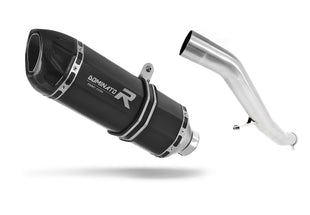 Kawasaki GTR 1400 2007 - 2009 Exhaust Silencer Muffler HP1 BLACK + dB killer medium