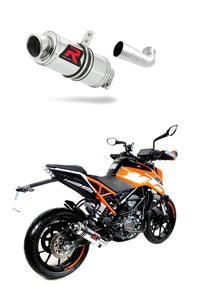 KTM 250 Duke 2017 - 2020 Exhaust Silencer Muffler GP1 + dB killer medium 20 m.