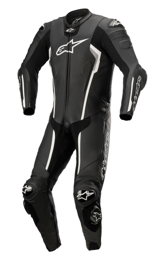 Missile V2 1-Piece Leather Suit - Black White