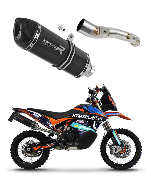 KTM 890 Adventure 2021 - 2023 Exhaust Silencer Muffler HP1 BLACK + dB killer medium