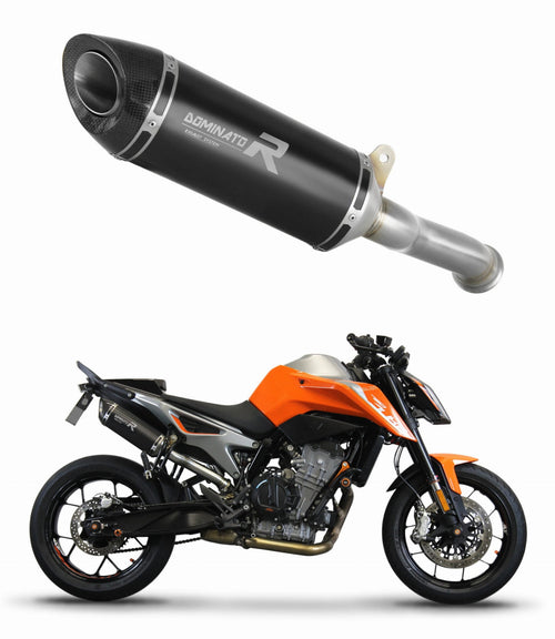 KTM 890 Duke 2020 - 2023 Exhaust Silencer Muffler HP8 BLACK + dB killer medium