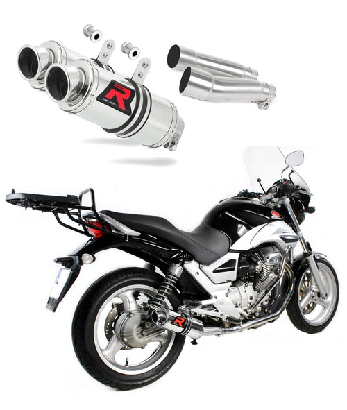 Moto Guzzi BREVA ie 750 2003 - 2009 Exhaust Silencer Muffler GP1 + dB killer medium