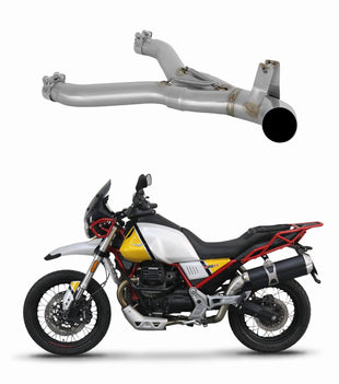Moto Guzzi V85 TT 2019 - 2020 Racing Down Pipe Mid pipe