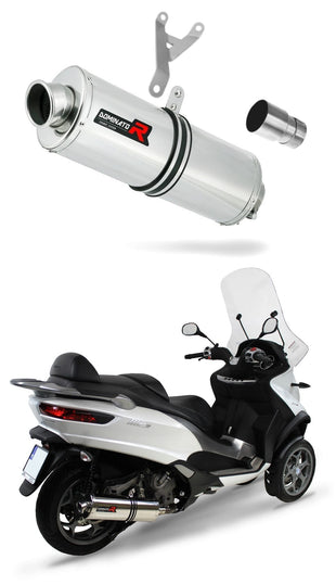 Piaggio MP3 500 2008 - 2022 Exhaust Silencer Muffler OV + dB killer medium