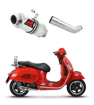 Piaggio Vespa GTS 125 2007 - 2012 Exhaust Silencer Muffler GP1 + dB killer medium