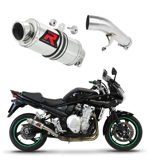 Suzuki GSF 650 BANDIT N / S 2007 - 2016 Exhaust Silencer Muffler GP1 + dB killer medium