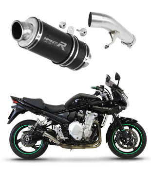 Suzuki GSF 650 BANDIT N / S 2007 - 2016 Exhaust Silencer Muffler GP1 BLACK + dB killer medium