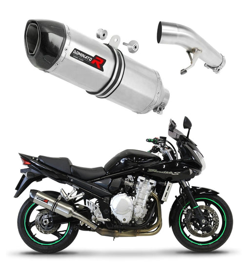 Suzuki GSF 650 BANDIT N / S 2007 - 2016 Exhaust Silencer Muffler HP1 + dB killer medium