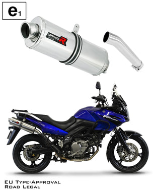 GSXR DL 650 V-STROM EU Approved Exhaust Silencer OVAL 2004 - 2006