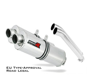 GSXR DL 1000 V-STROM EU Approved Exhaust Silencer OVAL 2002 - 2012