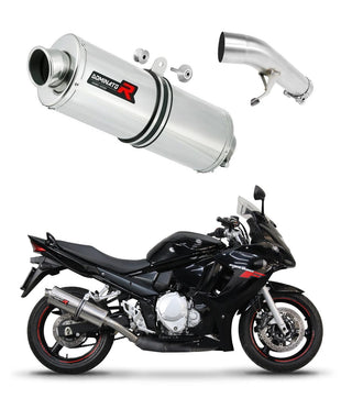 Suzuki GSXF 650 2007 - 2016 Exhaust Silencer Muffler OV + dB killer medium