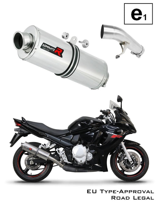 Suzuki GSXF 650 2007 - 2016 EU Approved Exhaust Silencer OV