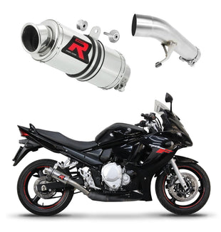 Suzuki GSXF 650 2007 - 2016 Exhaust Silencer Muffler GP1 + dB killer medium