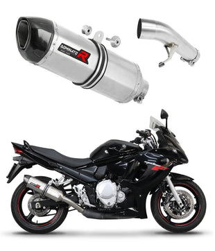 Suzuki GSXF 650 2007 - 2016 Exhaust Silencer Muffler HP1 + dB killer medium