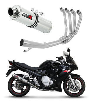 Suzuki GSXF 650 2007 - 2016 Full Exhaust System Collector Silencer ST + dB killer