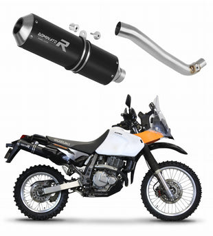 Suzuki DR 650 SE / S 1996 - 2024 Exhaust Silencer Muffler MX BLACK + dB killer medium