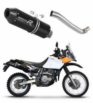 Suzuki DR 650 SE / S 1996 - 2024 Exhaust Silencer Muffler MX2 BLACK + dB killer medium