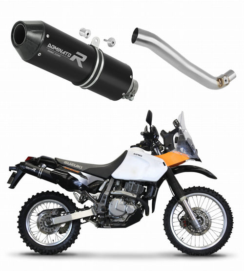 Suzuki DR 650 SE / S 1996 - 2024 Exhaust Silencer Muffler MX2 BLACK + dB killer medium