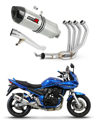 Suzuki GSF 650 BANDIT N / S 2005 - 2006 Full Exhaust System Collector Silencer HP1 + dB killer medium