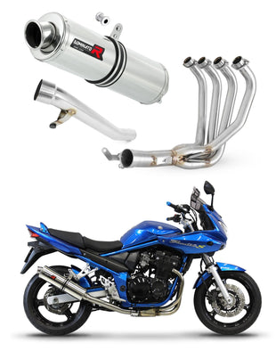 Suzuki GSF 650 BANDIT N / S 2005 - 2006 Full Exhaust System Collector Silencer ST + dB killer medium