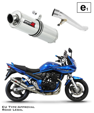 Suzuki GSF 650 S BANDIT EU Approved Exhaust Silencer ROUND 2005 - 2006