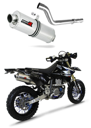 Suzuki DRZ 400 SM S Exhaust Silencer Muffler OV + dB killer medium