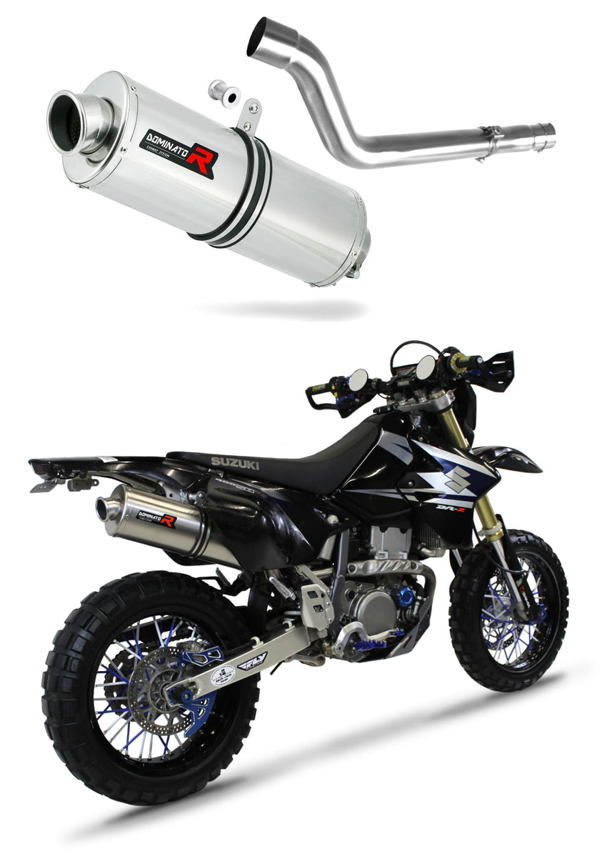 Suzuki DRZ 400 SM S Exhaust Silencer Muffler OV + dB killer medium