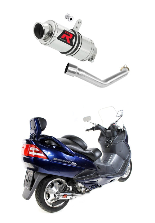 Suzuki BURGMAN 400 1998 - 2002 Exhaust Silencer Muffler GP1 + dB killer medium