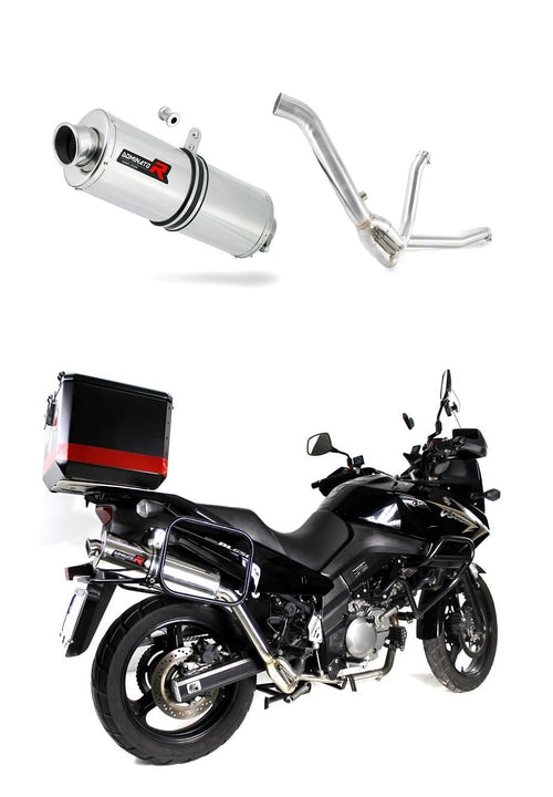 Suzuki DL 650 V Strom 2007 - 2011 Exhaust Silencer Muffler OV + dB killer medium