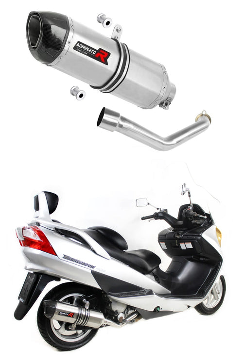Suzuki BURGMAN 400 2003 - 2006 Exhaust Silencer Muffler HP1 + dB killer medium