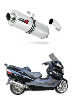 Suzuki BURGMAN 650 2002 - 2012 Exhaust Silencer Muffler OV + dB killer medium