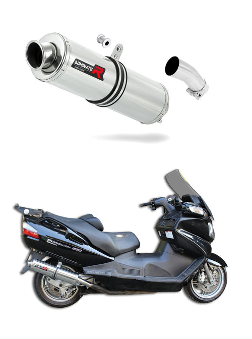 Suzuki BURGMAN 650 2002 - 2012 Exhaust Silencer Muffler ST + dB killer medium