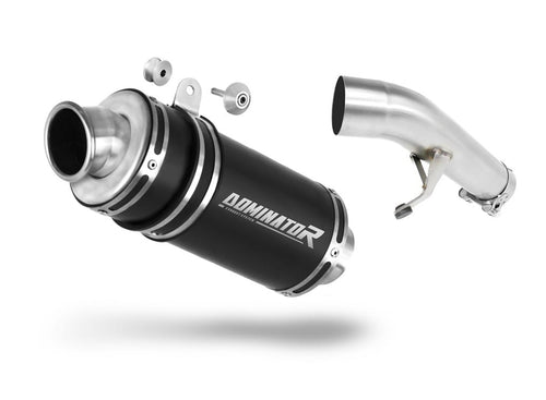 Suzuki GSX 1250 FA 2010 - 2016 Exhaust Silencer Muffler GP1 BLACK + dB killer medium