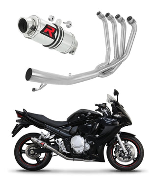 Suzuki GSX 1250 FA 2010 - 2016 Full Exhaust System Collector Silencer GP1 + dB killer