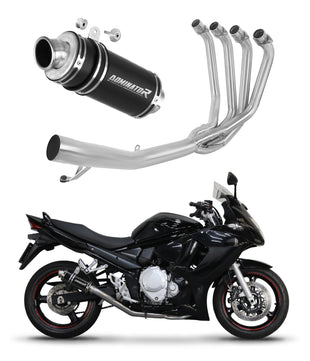 Suzuki GSX 1250 FA 2010 - 2016 Full Exhaust System Collector Silencer GP1 BLACK + dB killer