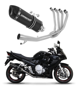 Suzuki GSX 1250 FA 2010 - 2016 Full Exhaust System Collector Silencer HP1 BLACK + dB killer