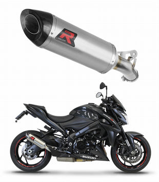 Suzuki GSX-S 1000 / F 2015 - 2020 Exhaust Silencer Muffler HP8 + dB killer medium