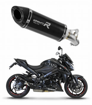 Suzuki GSX-S 1000 / F 2015 - 2020 Exhaust Silencer Muffler HP8 BLACK + dB killer medium
