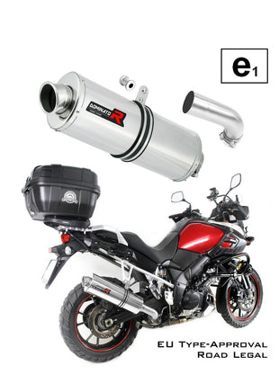 DL 1000 V-STROM EU Approved Exhaust Silencer OVAL 2014 - 2016