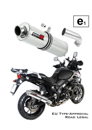 Suzuki DL 1000 V-STROM EU Approved Exhaust Silencer ROUND 2017 - 2020
