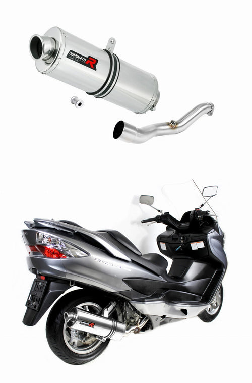 Suzuki BURGMAN 400 2007 - 2016 Exhaust Silencer Muffler OV + dB killer medium