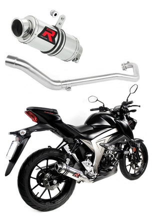 Suzuki GSX S 125 2017 - 2019 Full Exhaust System Collector Silencer GP1 + dB killer medium