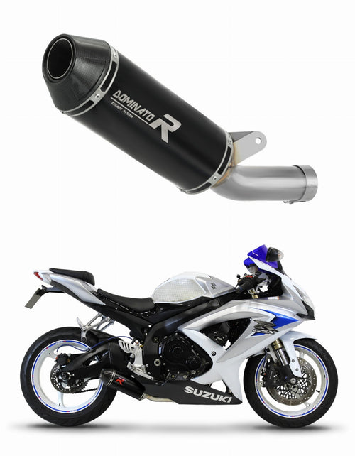 Suzuki GSXR 750 K8 K9 L0 2008 - 2010 Exhaust Silencer Muffler HP3 BLACK LOW LEVEL + dB killer medium