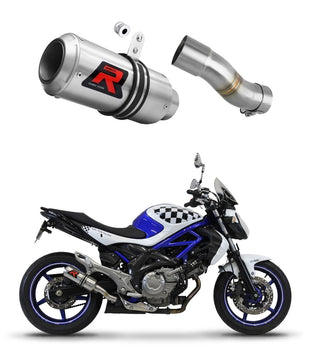 Suzuki SFV 650 GLADIUS 2009 - 2015 Exhaust Silencer Muffler GP + dB killer medium